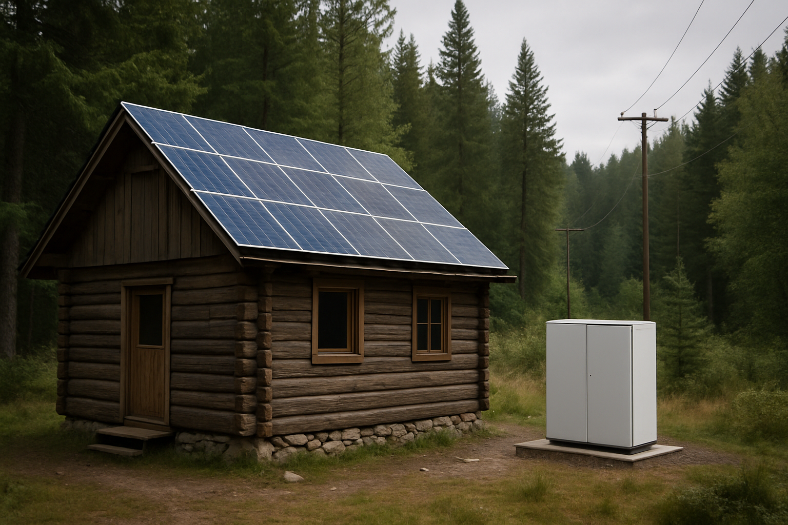 Sizing roadmap for cabins, farms, and clinics in weak-grid areas