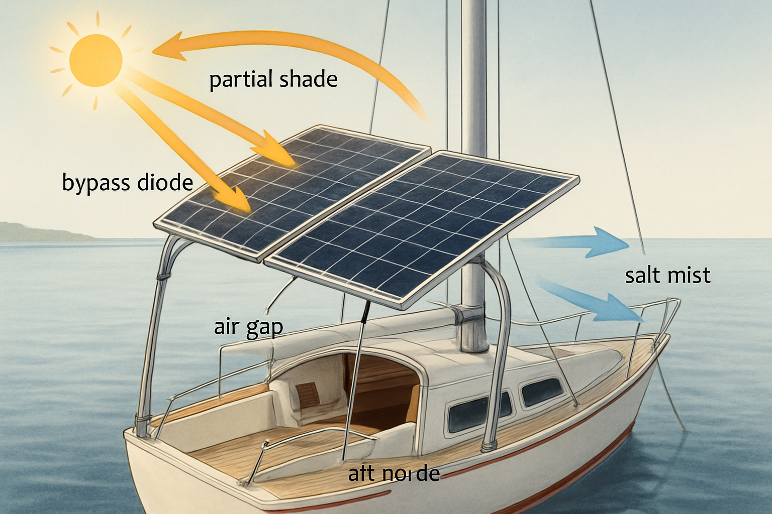 Marine Solar Myths vs Reality: Output, Shading, and Corrosion