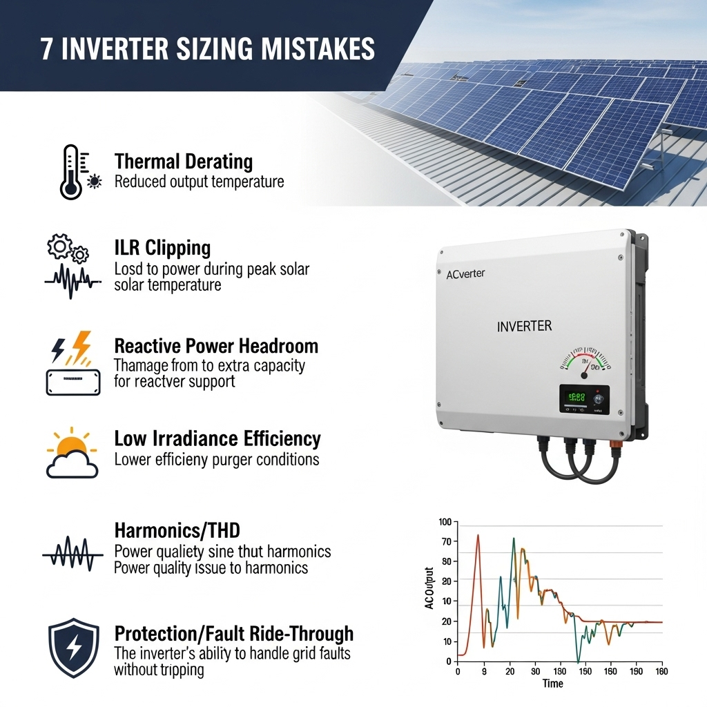 7 Sizing Mistakes That Kill Inverter Lifetime and Yield