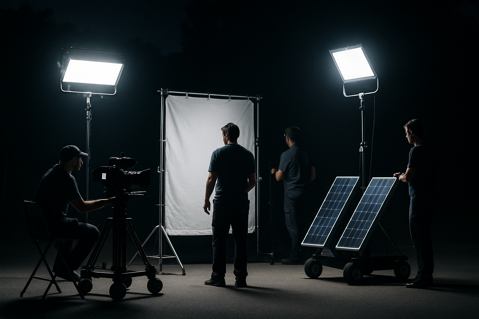 How to Design a Silent Solar Power Kit for Cinema Sets