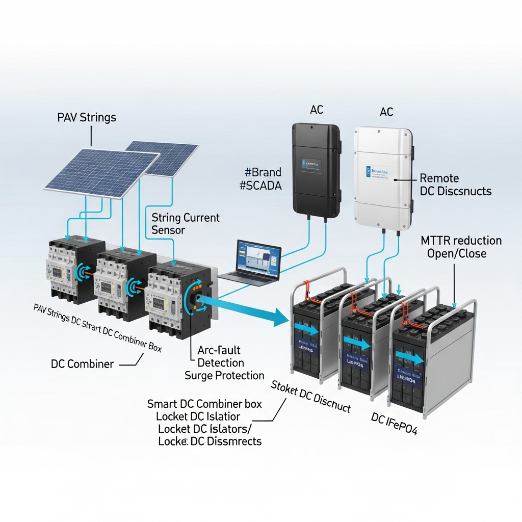 Case Study: Smart combiners cut O&M risk in hybrid ESS
