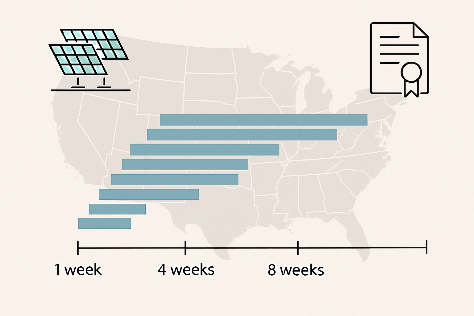 Data-Backed Timeline: Solar Permit Durations by State