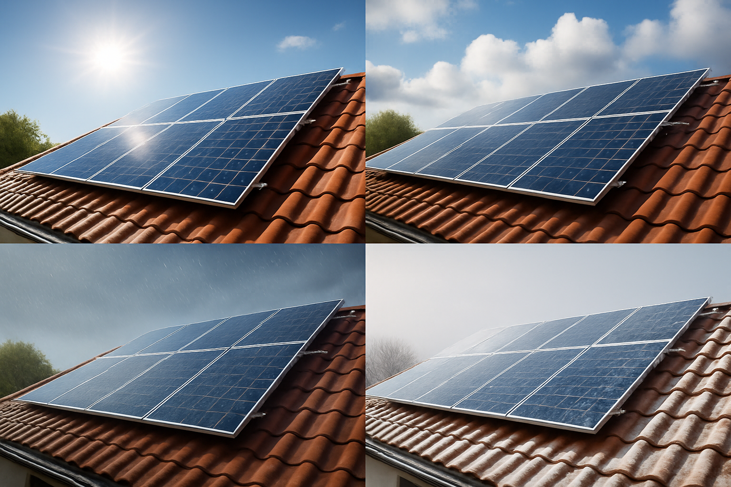Solar Performance in Various Weather and Seasons
