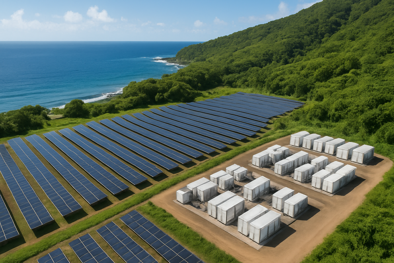Case Study: Ta'u Island's PV-Battery Microgrid Ends Diesel