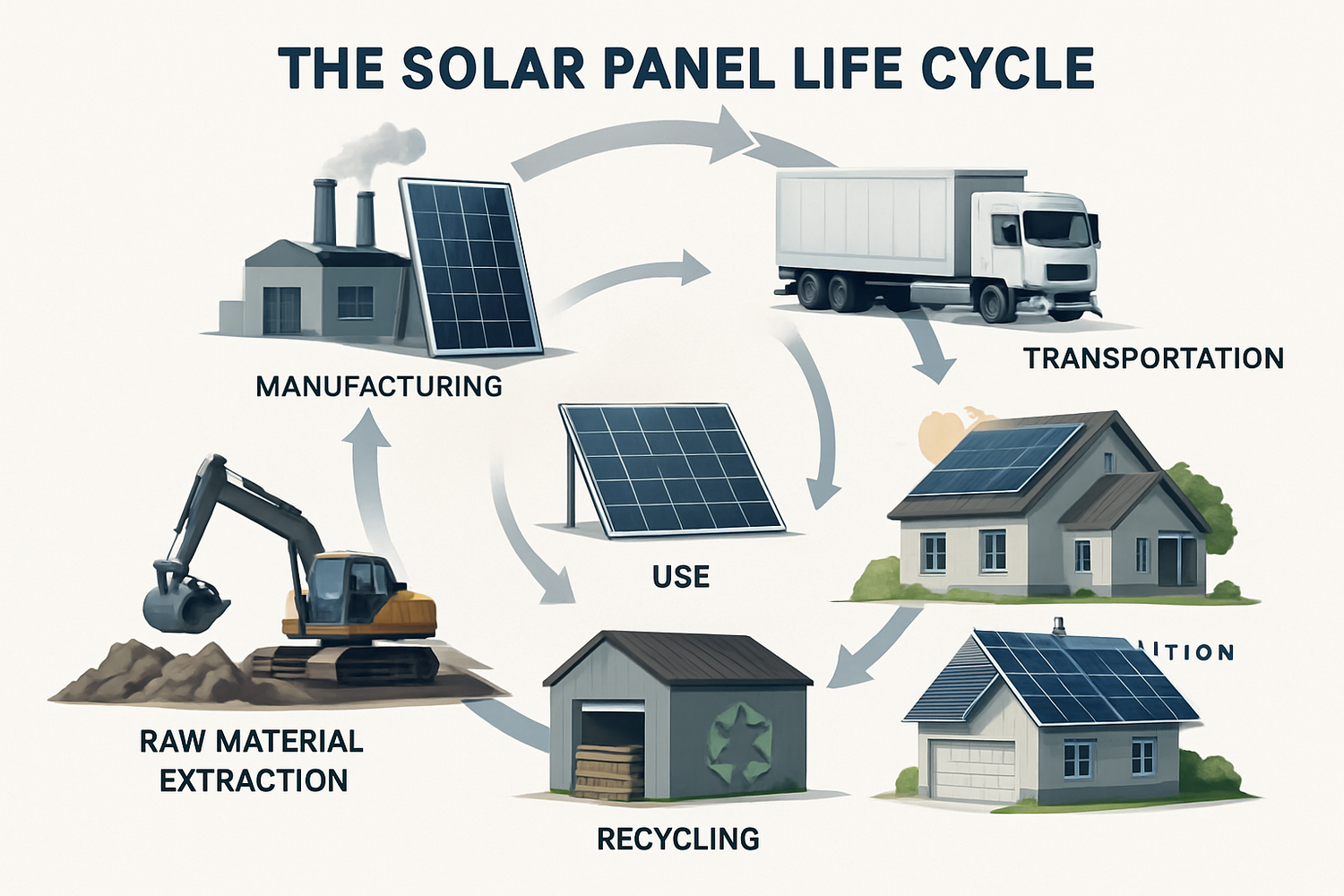 How to Map a Solar Panel's Full Life Cycle, Step by Step
