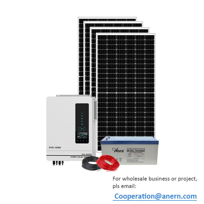 10.2KW Off-grid Solar System with Gel Battery
