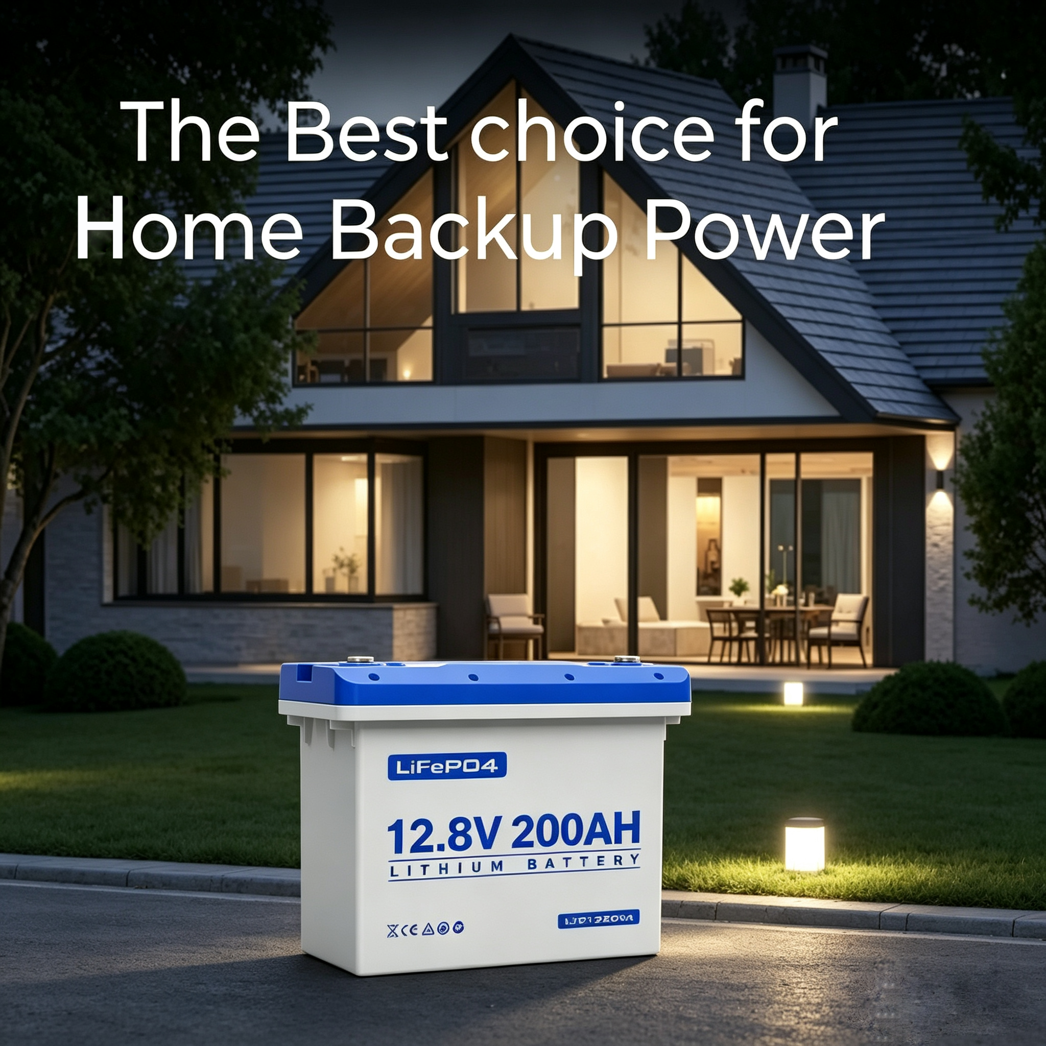 12.8v 200Ah 2560WH LiFePO4 Lithium Battery