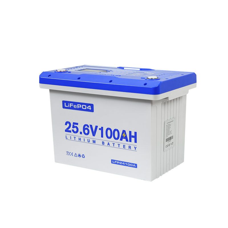 25.6V 100Ah lithium iron phosphate battery for off-grid power storage