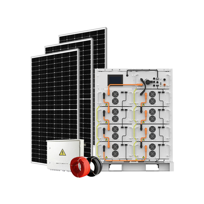 50KW 114KWH Hybrid Three-phase Solar Power Panel System with Battery