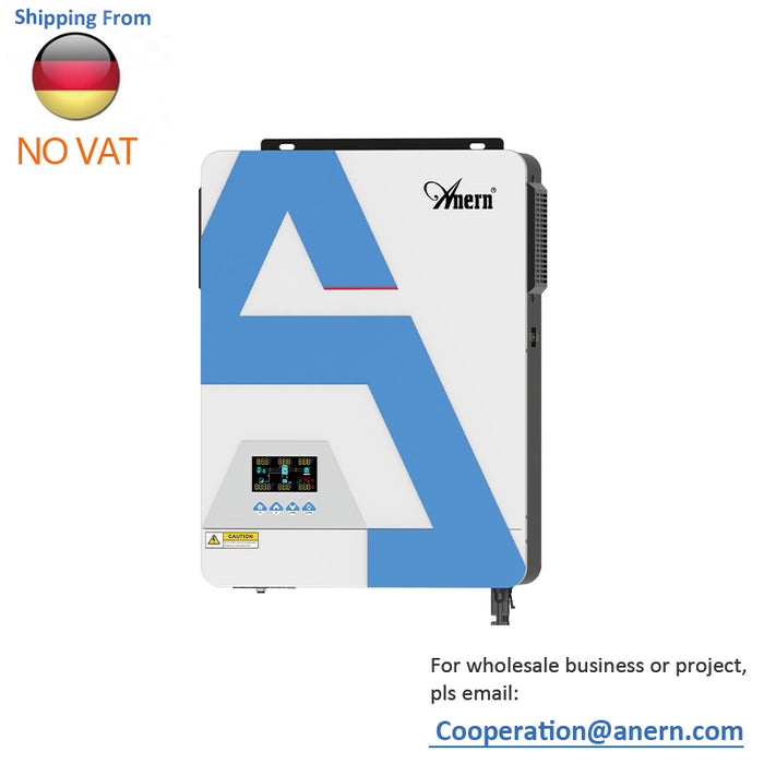 3.6KW On/Off Grid Pure Sine Wave Hybrid Solar Inverter-Anern