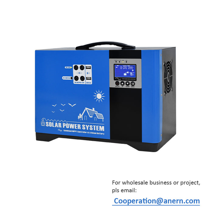 500W 1000w Portable Solar Storage Box (AN-MPSG-N)-Anern