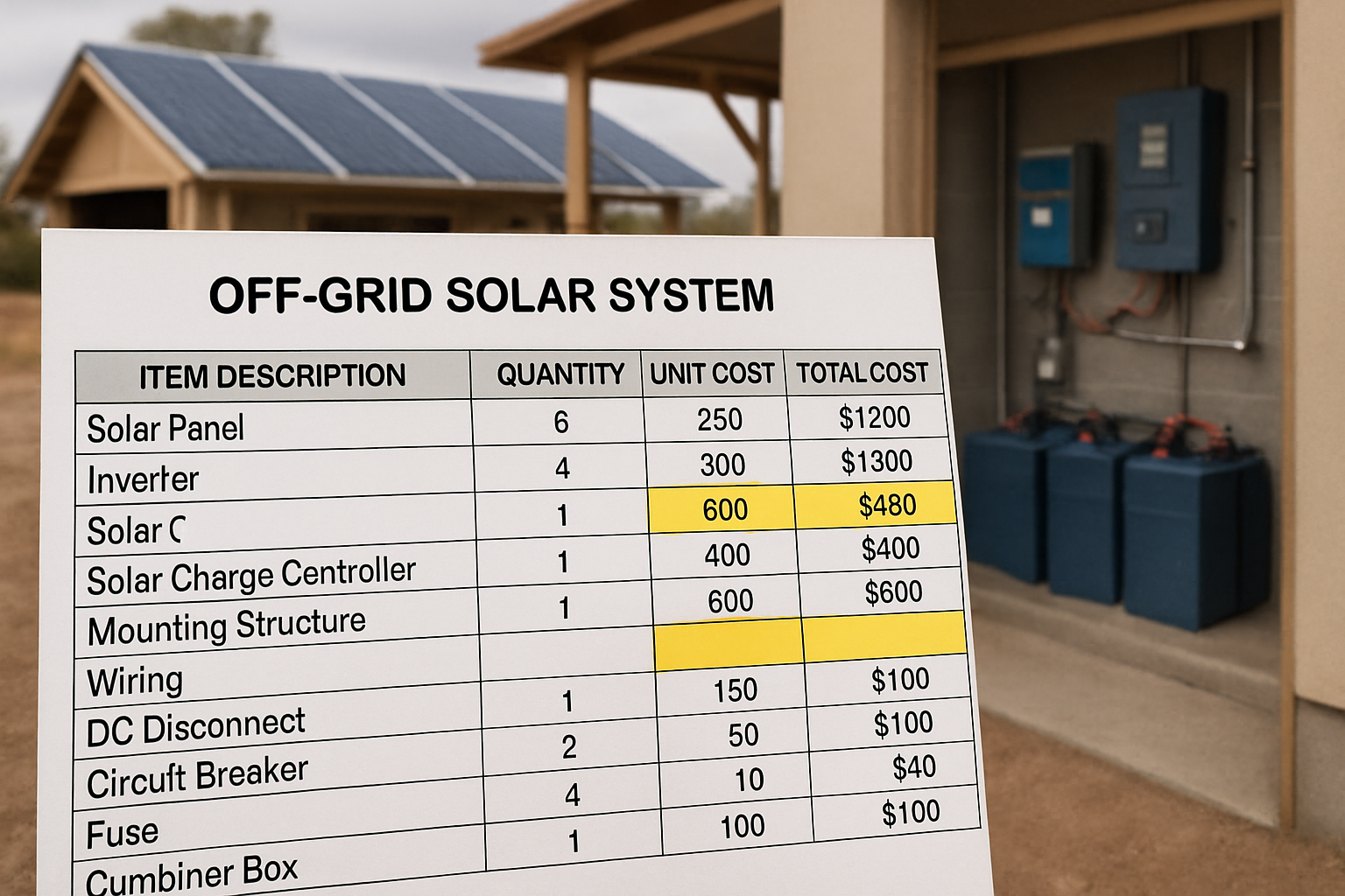 7 BOM List Mistakes Derailing DIY Off-Grid Builds