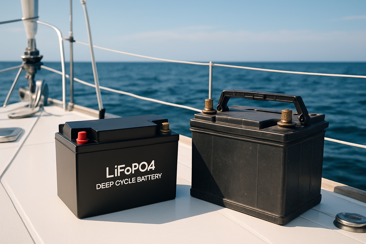LiFePO4 vs AGM: Which 12V Deep Cycle Battery Wins at Sea?