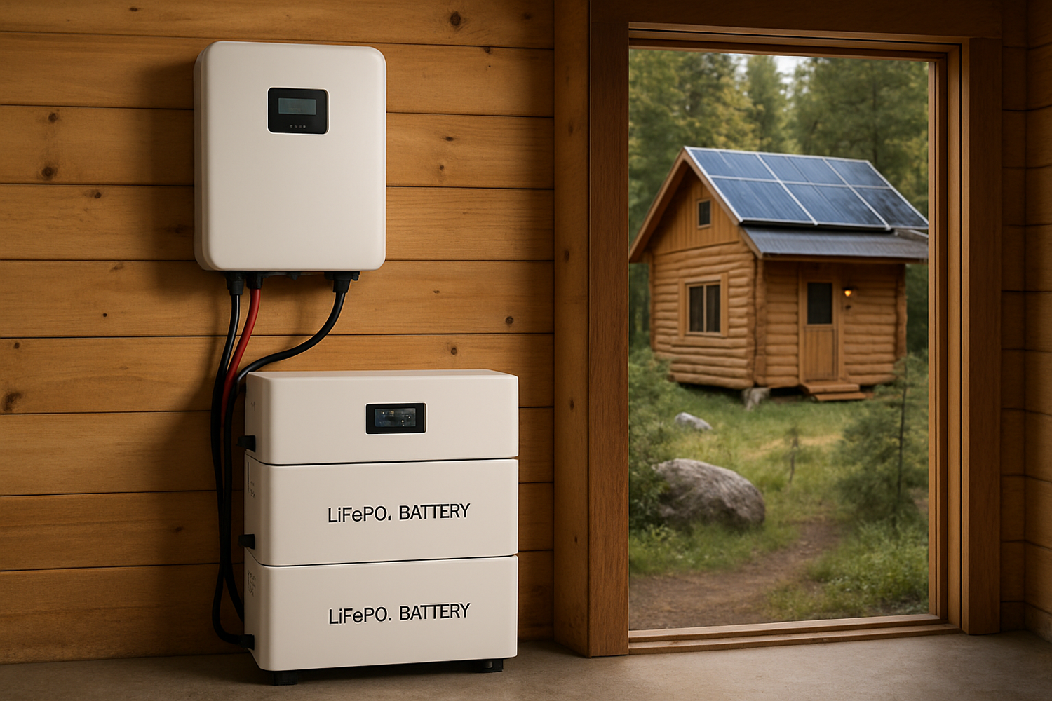 Field test: three-day LiFePO4 reserve for off-grid cabins
