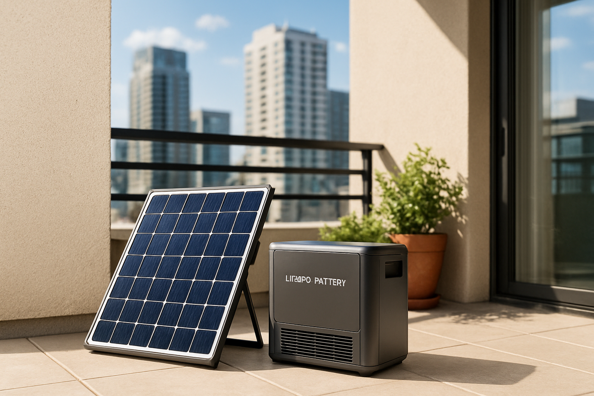 LiFePO4 cycle economics for lease-to-own urban solar stations