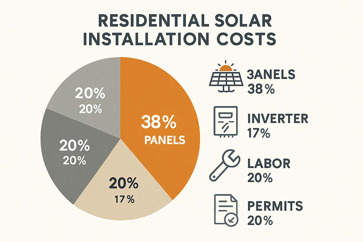 What Really Drives Solar Equipment, Labor, Permit Costs?