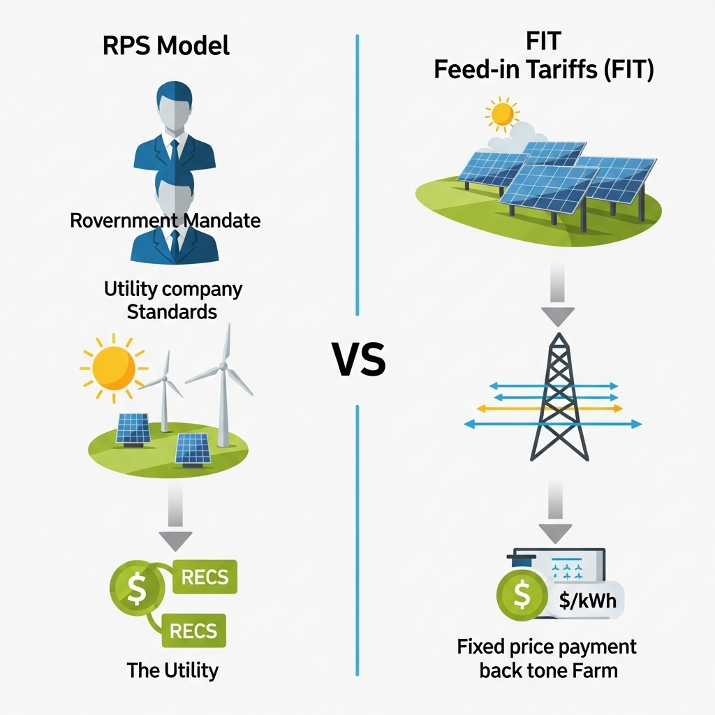RPS vs Feed-in Tariffs: Which Drives Utility-Scale Solar?