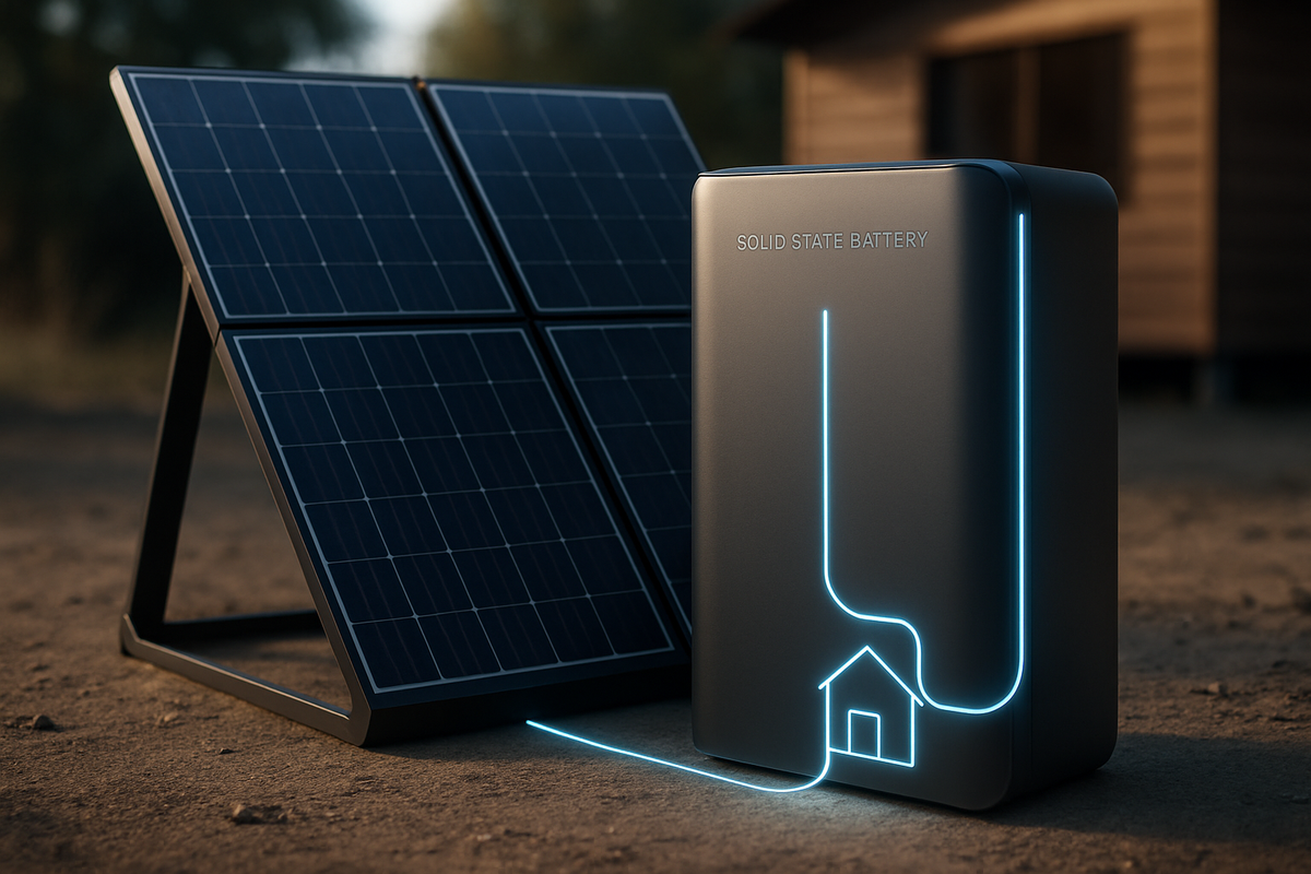 Solid State Solar Panel Solid-State Batteries: Ending Off-Grid Range Anxiety - Anern
