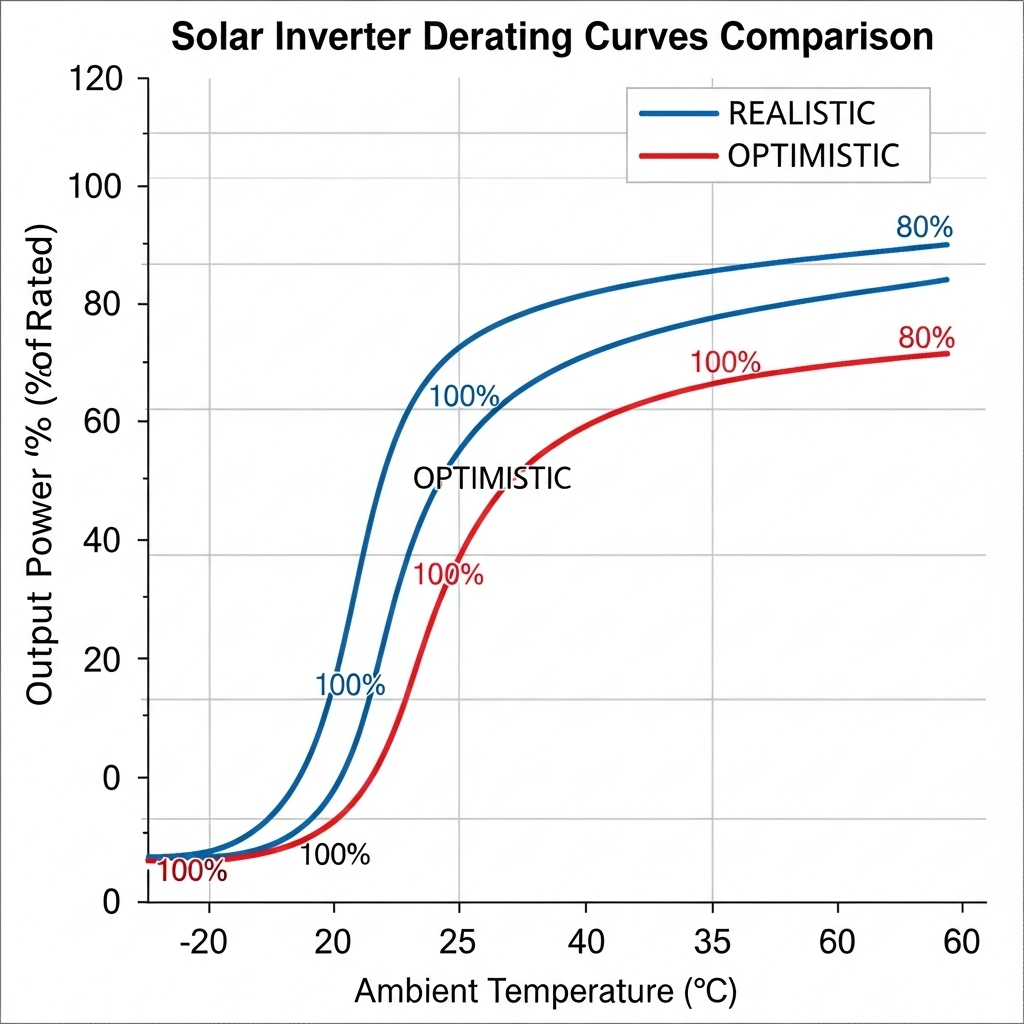 Data-Backed Derating Curves for Solar Inverters by Climate