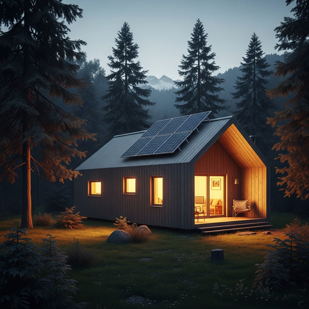 Case Study: Cabin Microgrid P50 vs P90 Solar Energy Outcomes