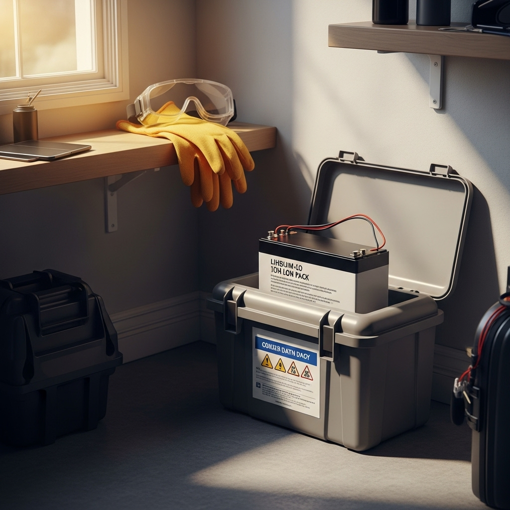 Stop unsafe storage: rules for handling spent home Li-ion packs