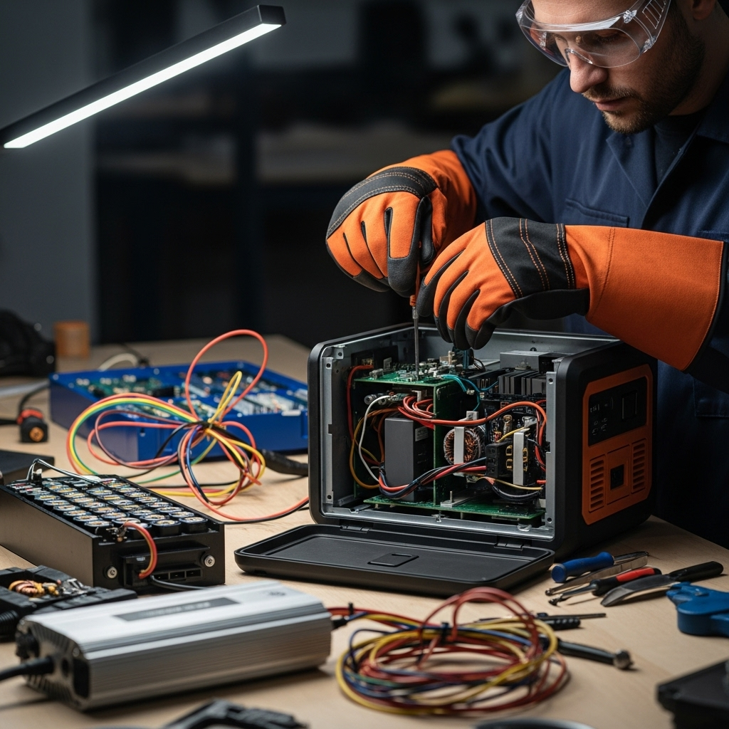 Blueprint: Safe Disassembly Steps for Portable ESS at EOL