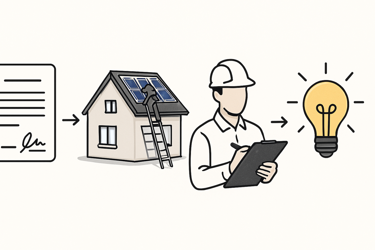 Beginner's Roadmap: From Contract to Solar Activation