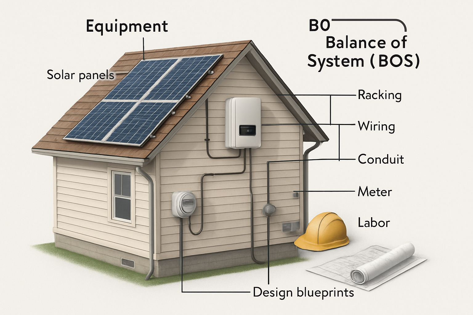 Data Brief: Equipment vs BOS in Residential Solar Costs