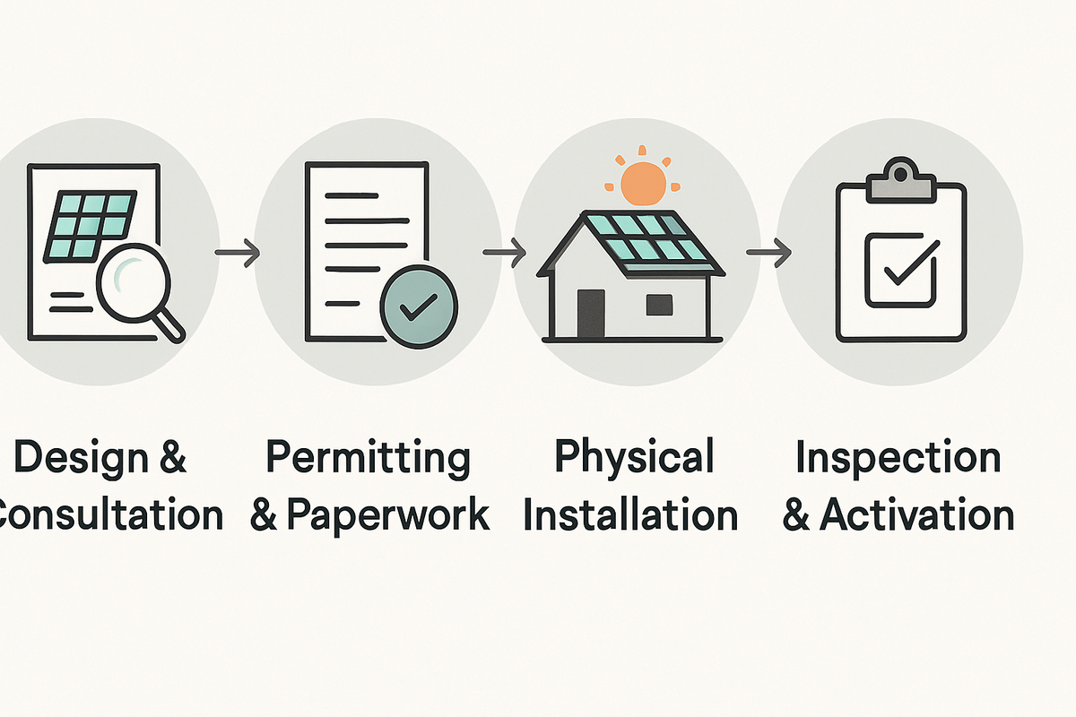Solar Design Timelines Solar Installation Timeline: Step-by-Step Guide - Anern