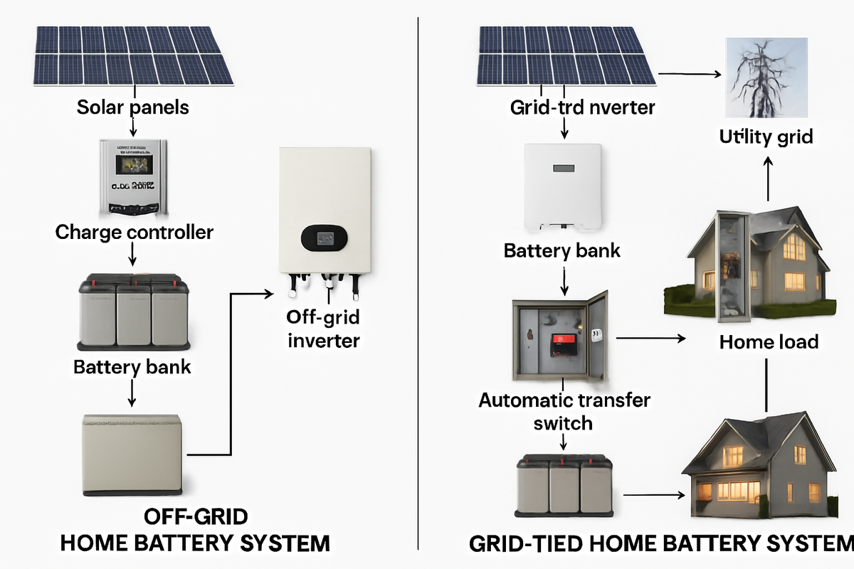 Ultimate Guide: Off‑Grid vs Grid‑Tied Home Battery Design