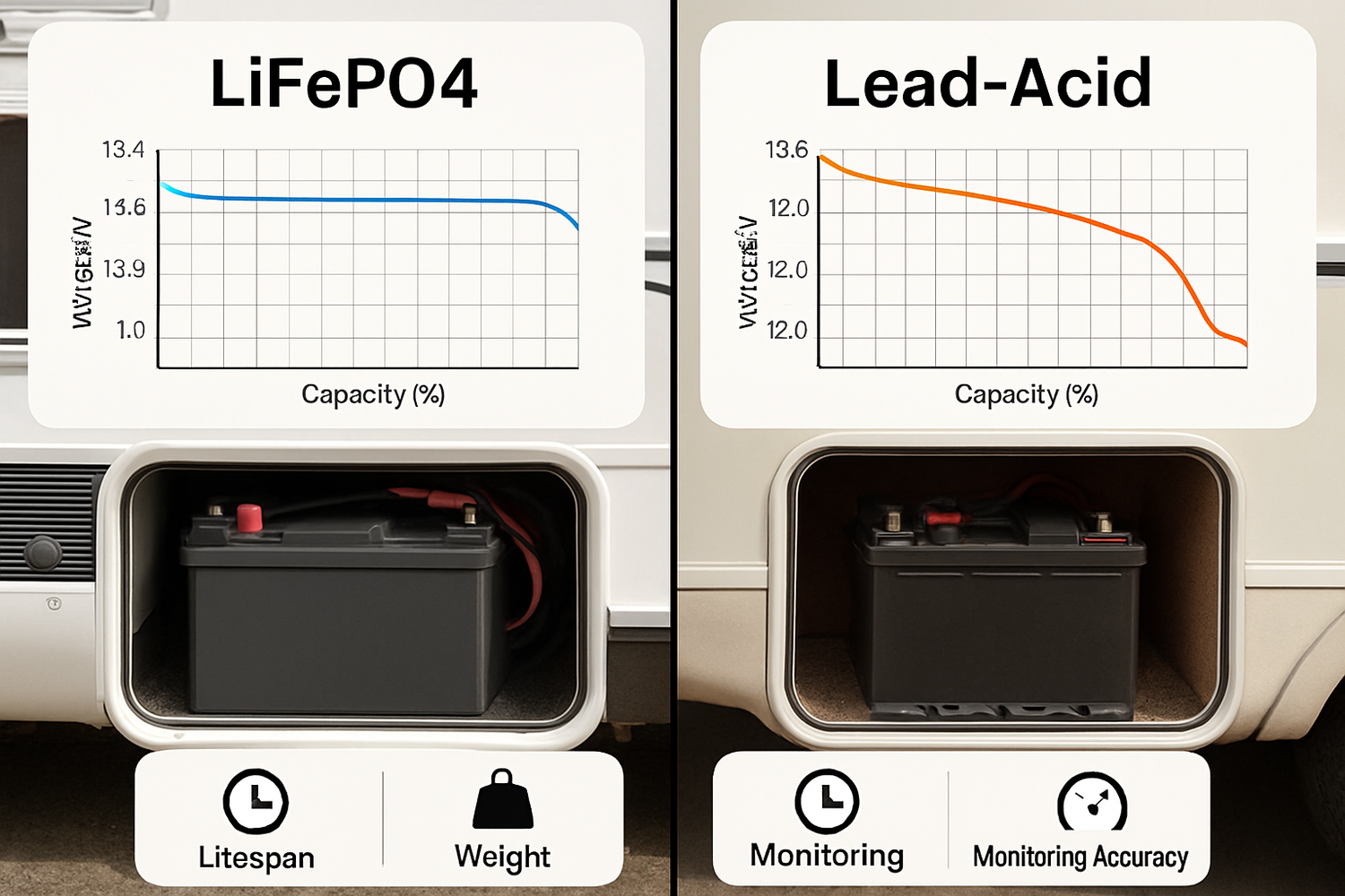LiFePO4 vs Lead-Acid: Why RV Battery Monitoring Is Different