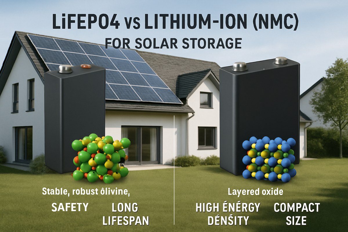 LiFePO4 vs Lithium-Ion: Which Is Best for Your Solar Storage?