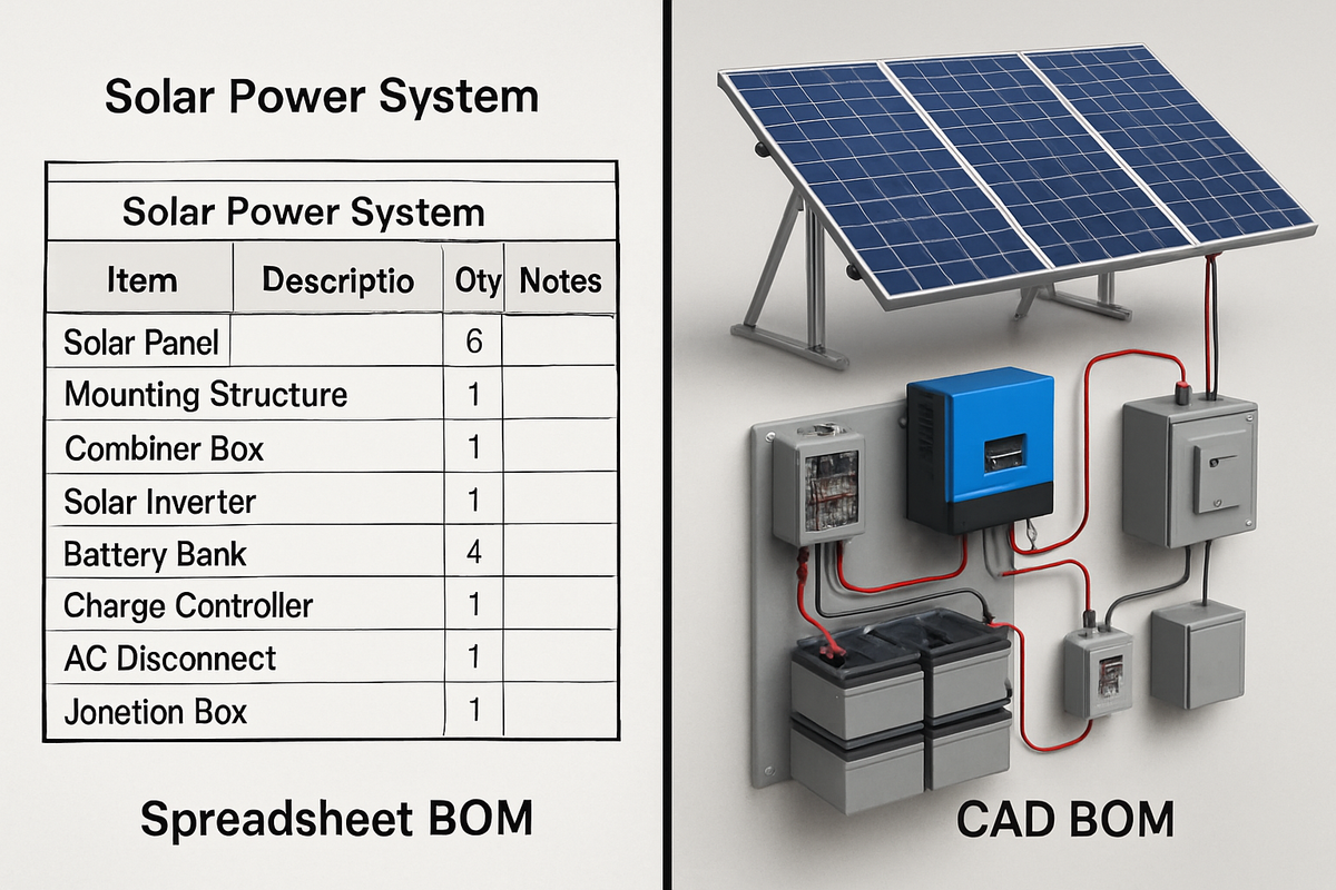 Spreadsheet vs CAD: Which Off-Grid BOM Template Wins?