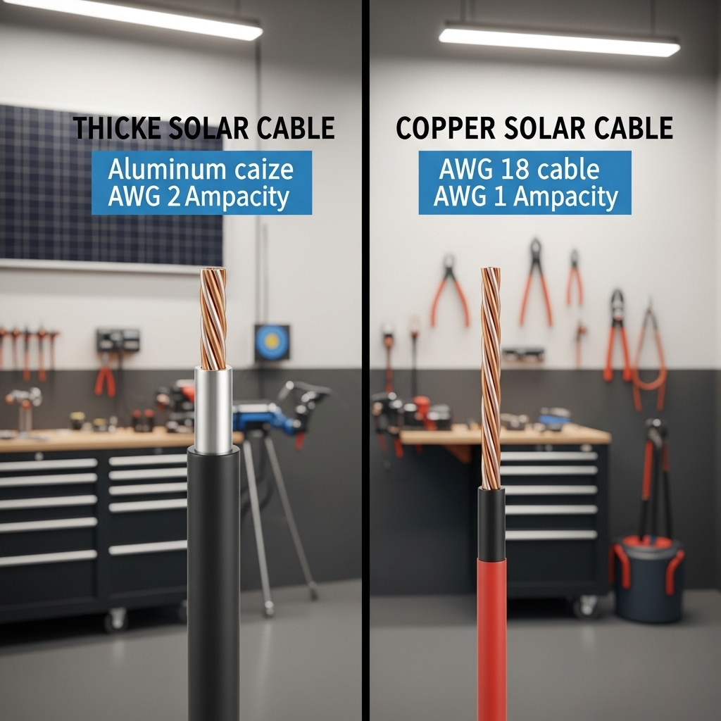 Will Aluminum Cables Meet PV Voltage Drop Limits?