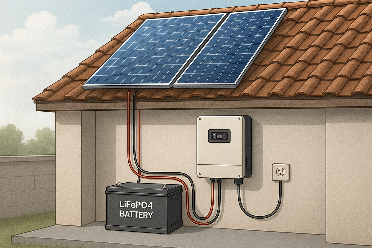 Off-Grid Systems: Estimating Payback with LiFePO4 Storage