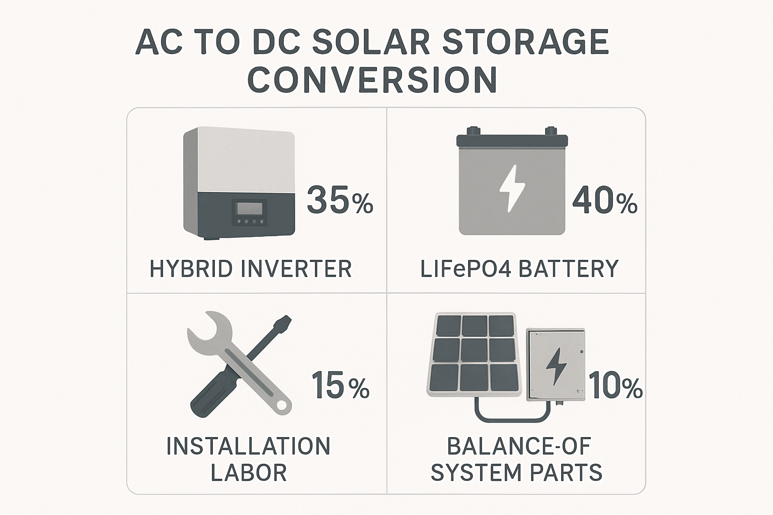 AC to DC Solar Storage Conversion: A Detailed Cost Analysis