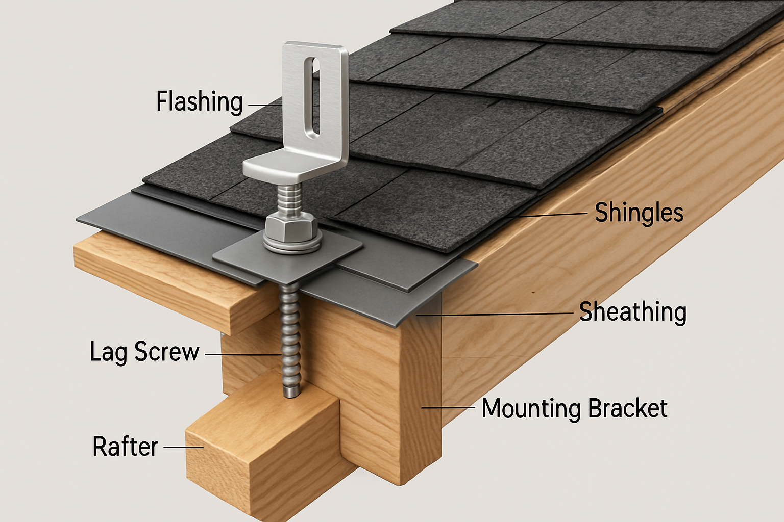 Solar Panel Rafter Load: Spacing & Attachment Guide - Anern
