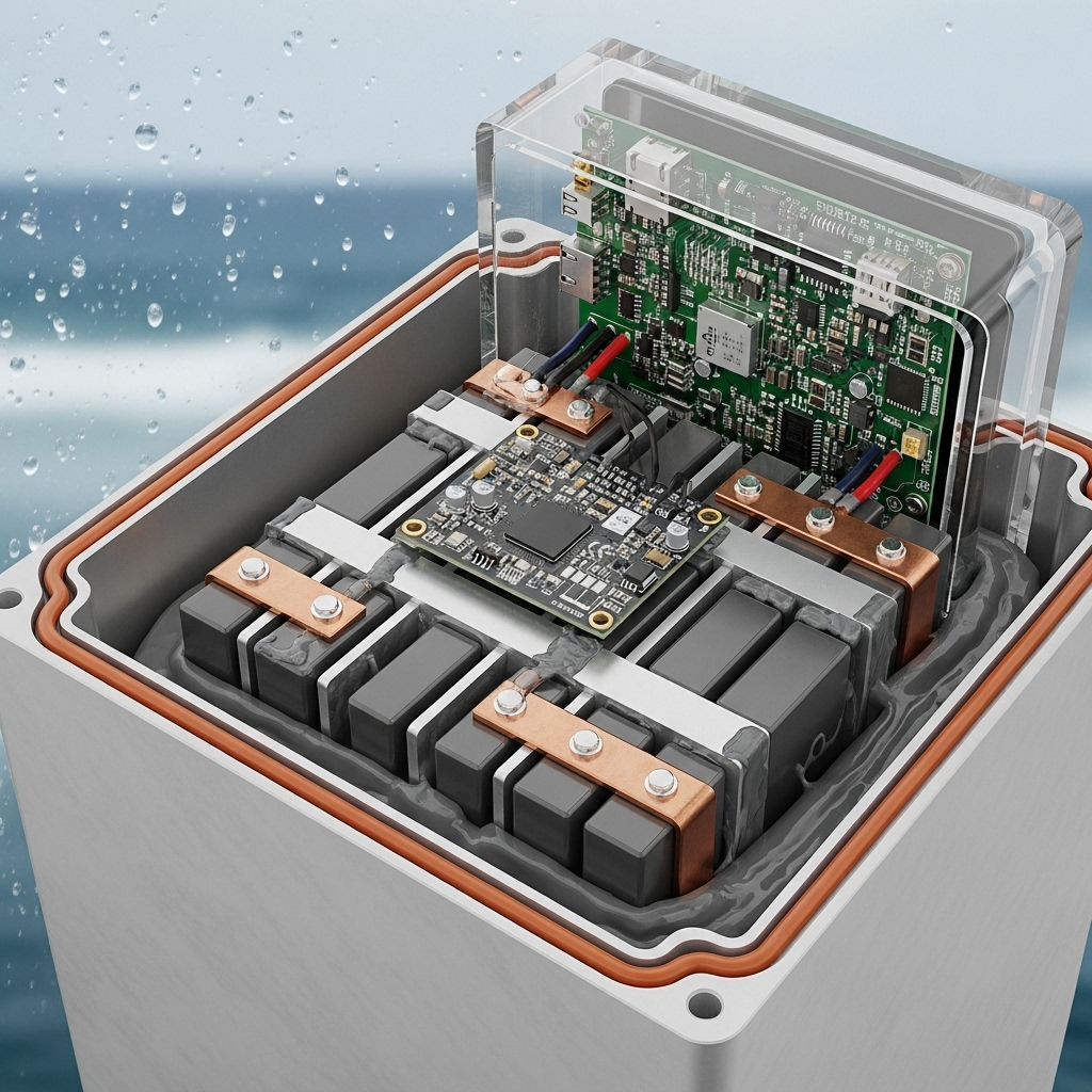 Myth vs reality: salt air won’t ruin LiFePO4, bad enclosures do