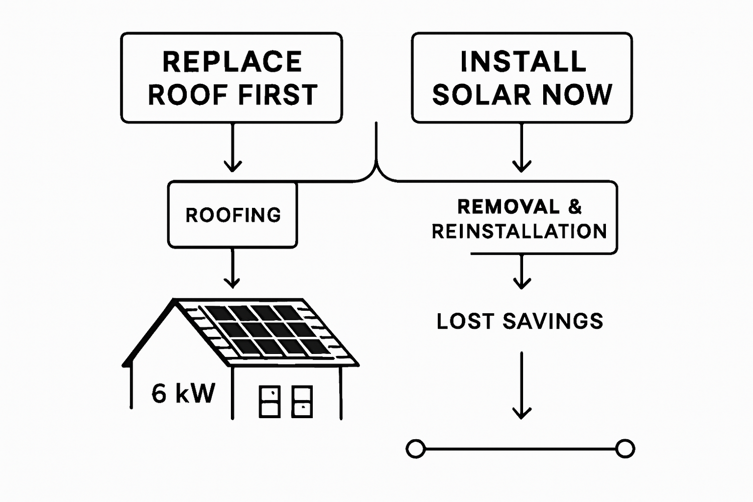 Roof Replacement vs Solar Now—Which Order Saves More?