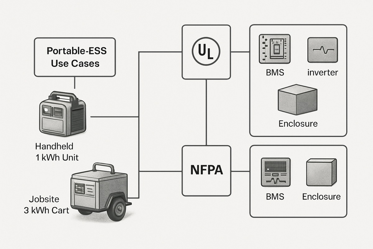 The Ultimate Guide to NFPA and UL Standards for Portable ESS