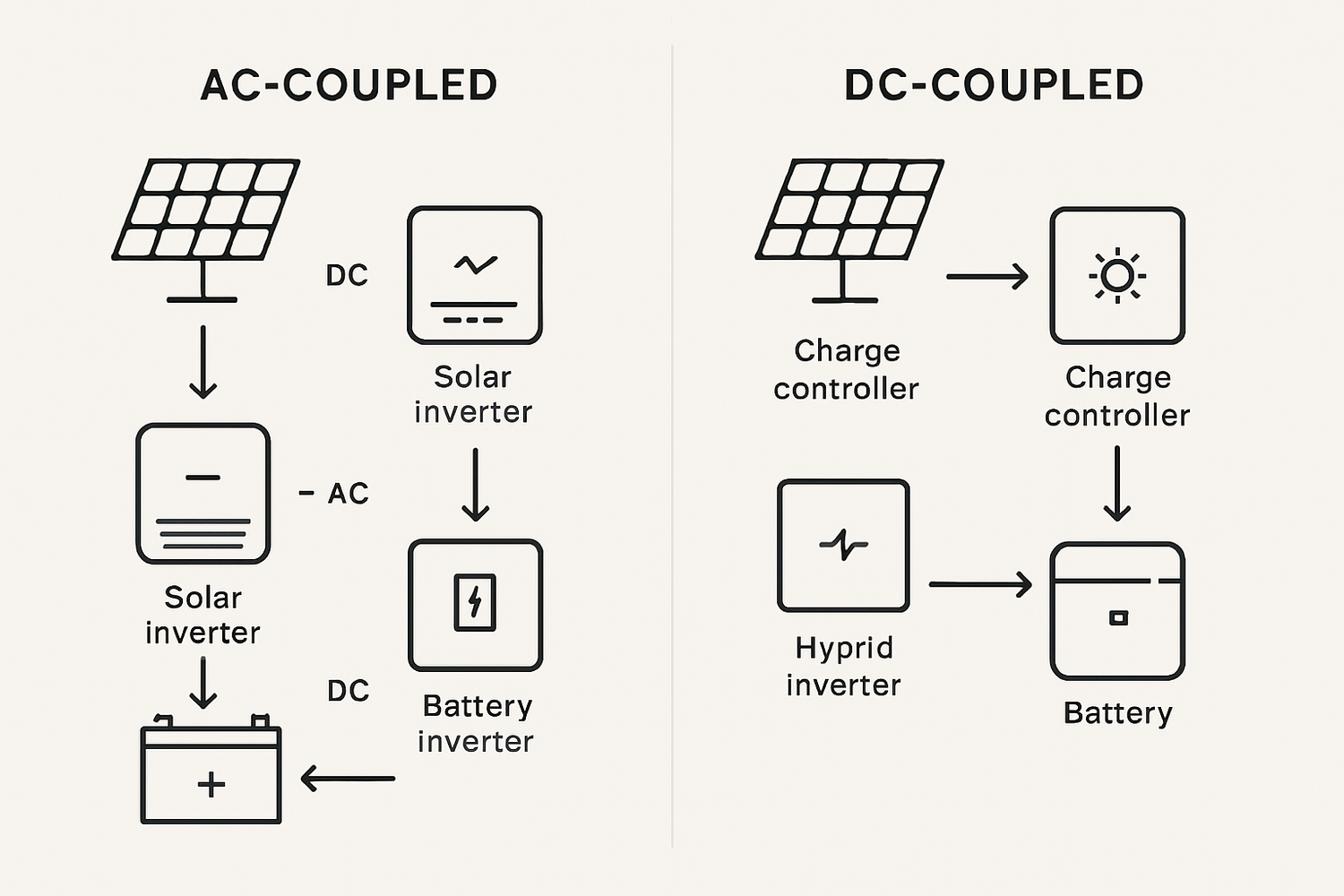 AC vs. DC Coupled Solar Storage: A Comprehensive Comparison