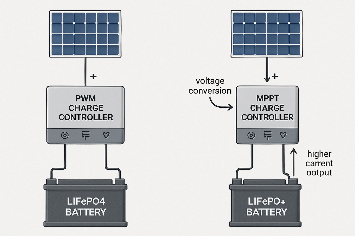 MPPT vs PWM: Which Is Best for Your LiFePO4 Battery Bank?