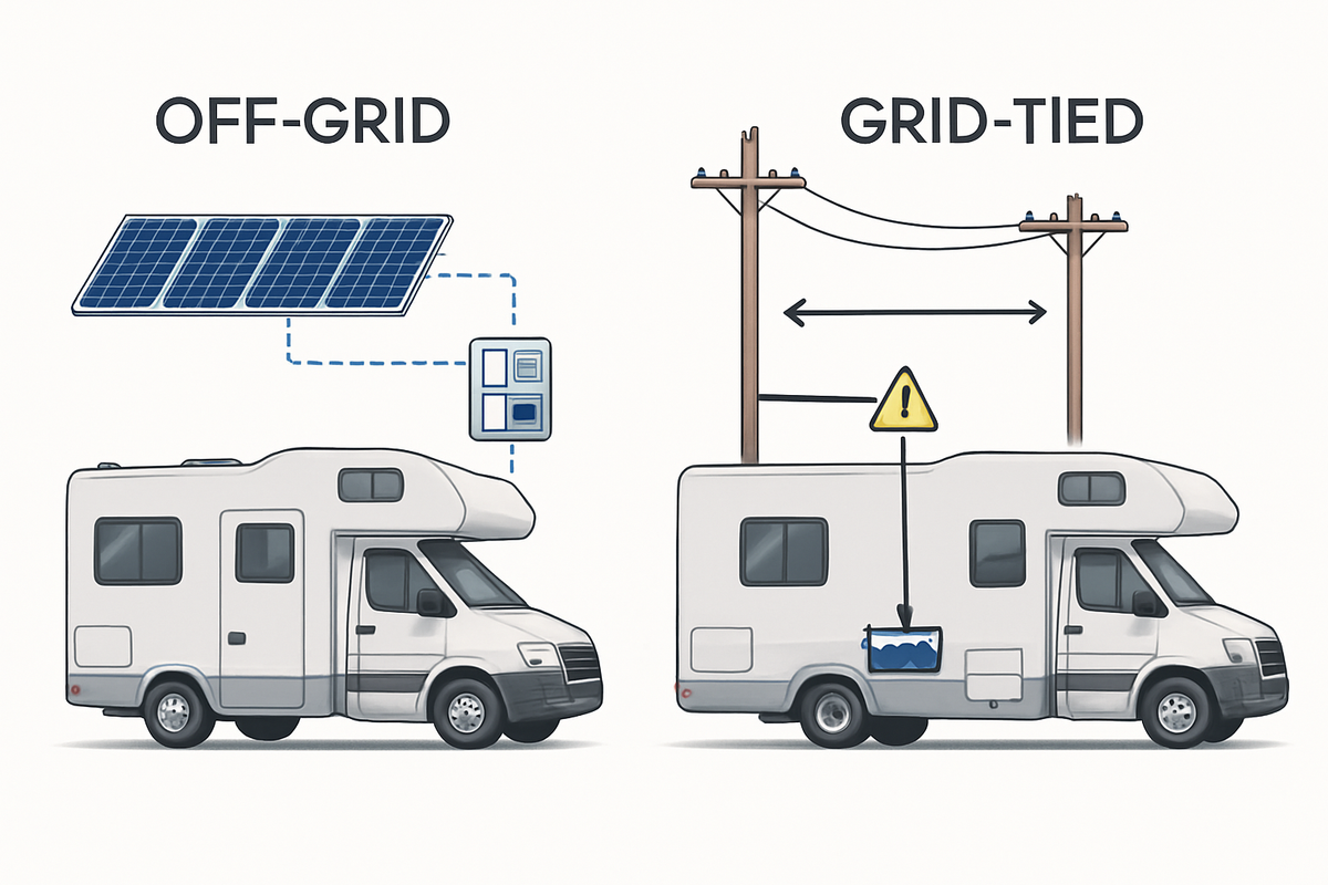 Compliance roadmap for RV users: grid-tied vs off-grid boundaries
