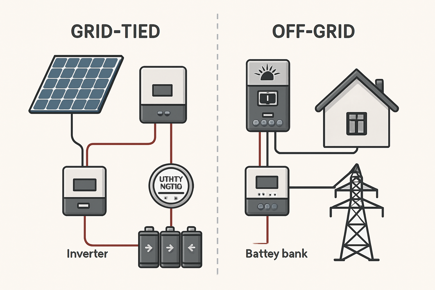 Grid-Tied vs Off-Grid: How Installation Steps Differ