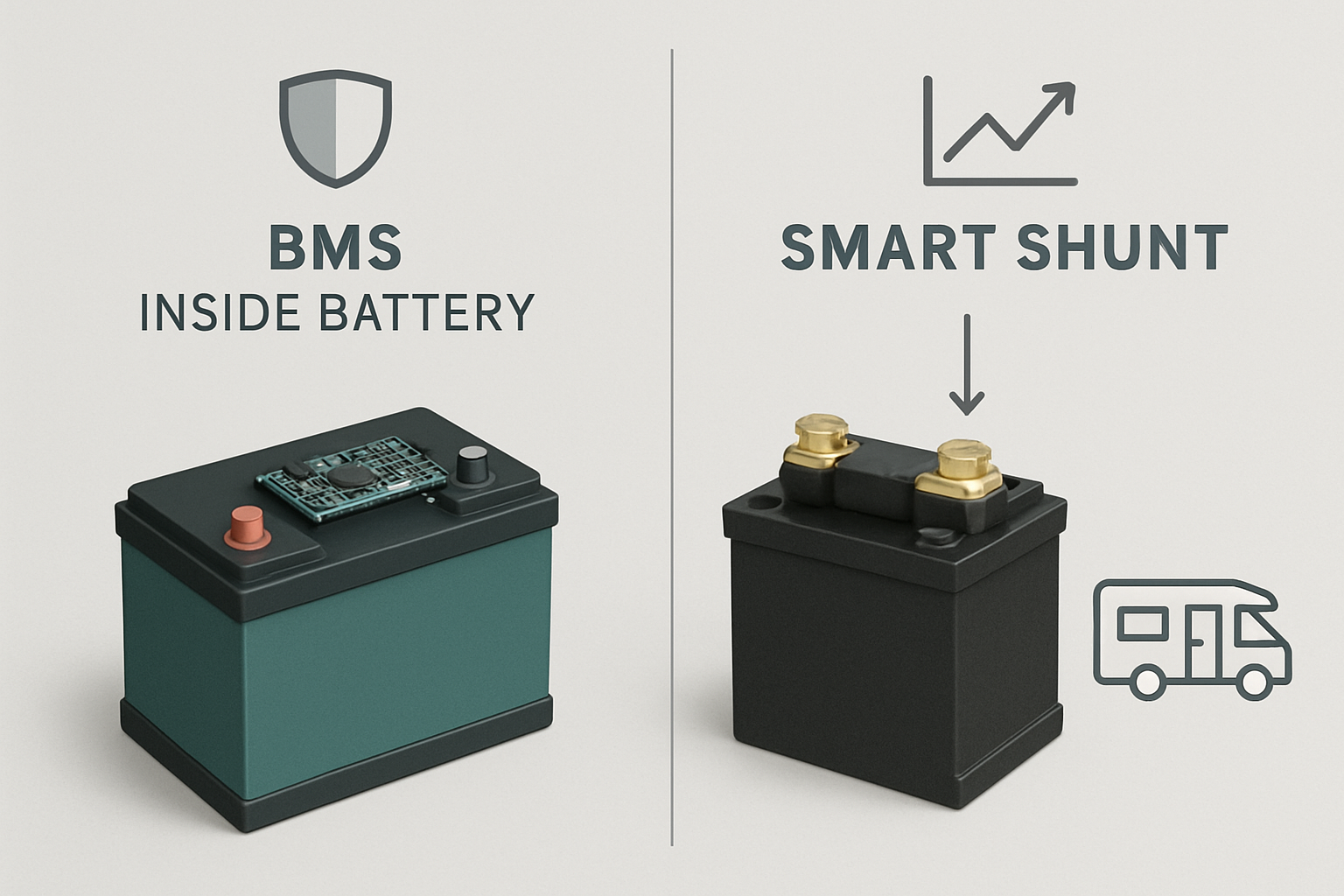 Smart Shunt vs. BMS: Which is Best for RV Battery Monitoring?