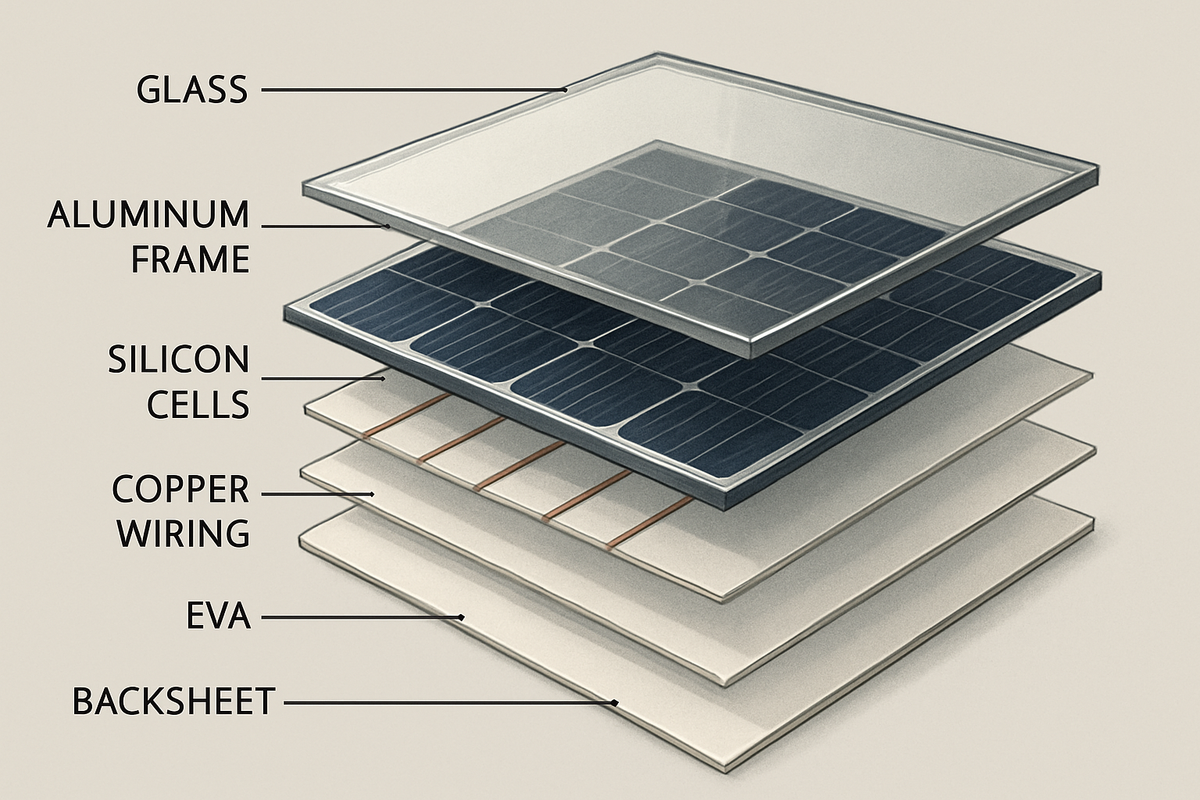 PV Module Materials Value Sizing Safety Guide | Anern