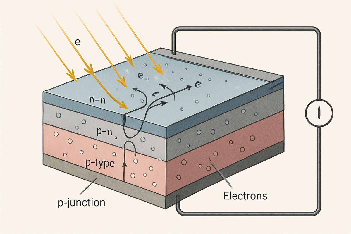 Q&A: What Happens Inside a Solar Cell When Light Hits It?