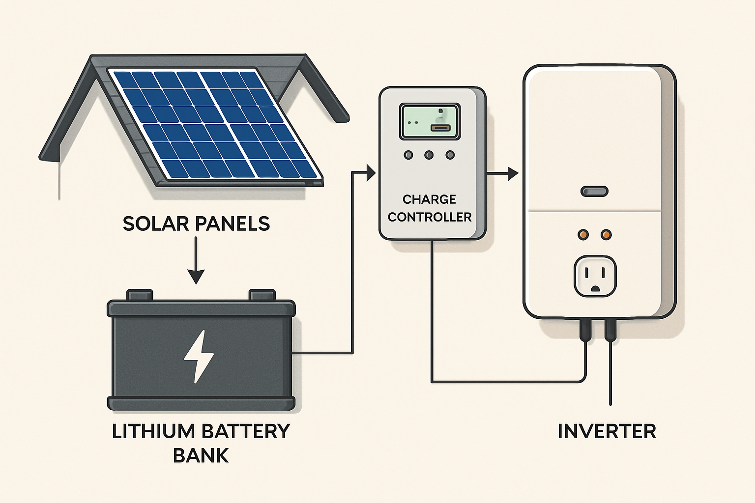 A Beginner's Guide to Off-Grid Solar System Components