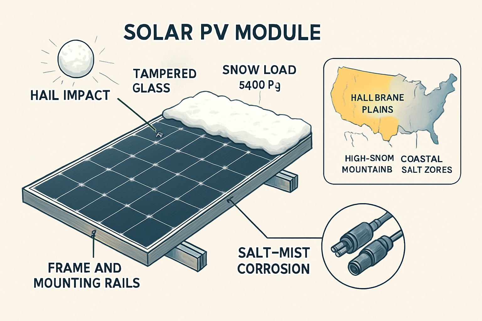 Stop failures: match hail, snow, and salt-mist ratings to site