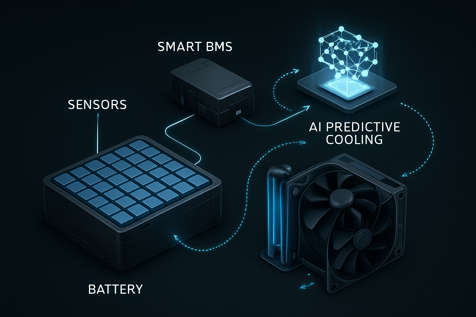 Roadmap: Smart BMS and AI Predictive Cooling for Safer Packs